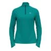Odlo Essential Ceramiwarm (zip) Hardloopshirt Lange Mouw Blauw Dames -Sport Uitgebreide Kleding Winkel odlo essential ceramiwarm hardloopshirt blauw dames 313641 20772 01