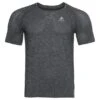 Odlo Essential Seamless Hardloopshirt Korte Mouw Grijs Heren