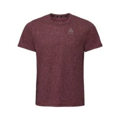 Odlo Millenium Linencool Hardloopshirt Korte Mouw Rood Heren