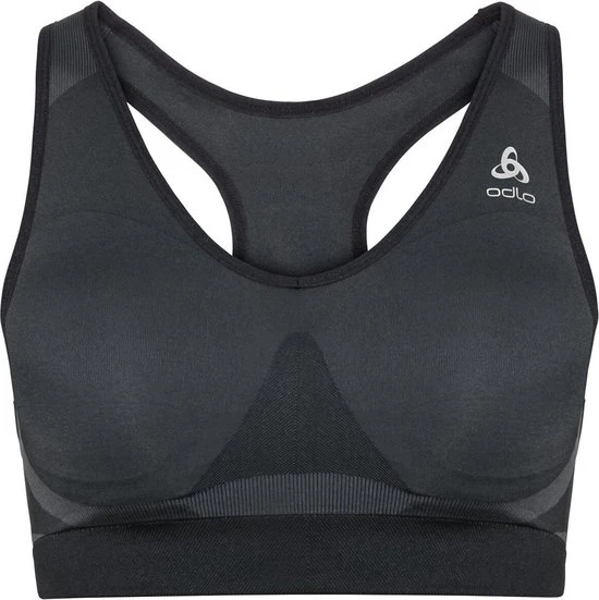 Odlo Seamless High Sport Bh Zwart Dames 3 Odlo Seamless High Sport Bh Zwart Dames