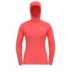 Odlo Zeroweight Ceramiwarm Hardloopshirt Lange Mouw Roze Dames
