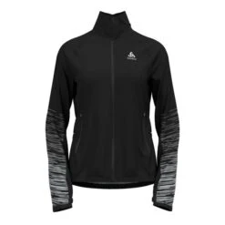 Odlo Zeroweight Pro Warm Reflect Hardloopjack Zwart Dames