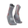 Compressport Pro Racing V4.0 Trail Hardloopsokken Grijs 1 Compressport Pro Racing V4.0 Trail Hardloopsokken Grijs -Sport Uitgebreide Kleding Winkel pro racing socks v4 trail alloy orangeade