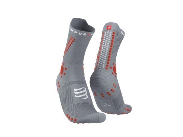 Compressport Pro Racing V4.0 Trail Hardloopsokken Grijs 3 Compressport Pro Racing V4.0 Trail Hardloopsokken Grijs