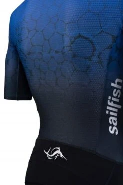 Sailfish Aerosuit Perform Trisuit Korte Mouw Blauw Heren -Sport Uitgebreide Kleding Winkel sailfish trisuits heren aerosuit perform blue 04