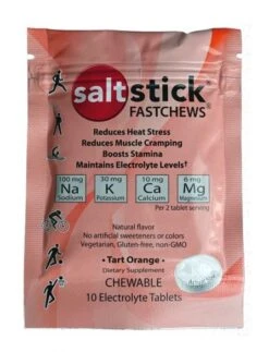 Saltstick Fastchews Treetje Sinaasappel 12 X 10 Stuks -Sport Uitgebreide Kleding Winkel saltstick fastchews 10 orange