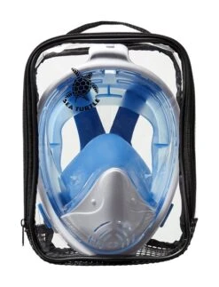 Sea Turtle Flex Deluxe Full Face Snorkelmasker Wit/blauw -Sport Uitgebreide Kleding Winkel sea turtle flex deluxe wht blue 5