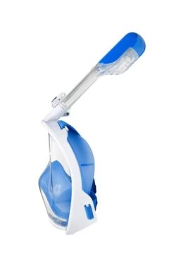 Sea Turtle Flex Full Face Snorkelmasker Wit/blauw -Sport Uitgebreide Kleding Winkel sea turtle flex wht blue 2