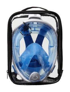 Sea Turtle Flex Full Face Snorkelmasker Wit/blauw -Sport Uitgebreide Kleding Winkel sea turtle flex wht blue 4