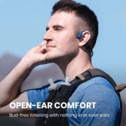 Shokz OpenRun Hoofdtelefoon Blauw 18 Shokz OpenRun Hoofdtelefoon Blauw -Sport Uitgebreide Kleding Winkel shokz koptelefoon openrun s803bl 11