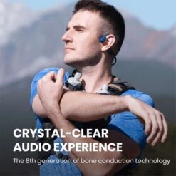 Shokz OpenRun Hoofdtelefoon Blauw 19 Shokz OpenRun Hoofdtelefoon Blauw -Sport Uitgebreide Kleding Winkel shokz koptelefoon openrun s803bl 13