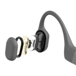 Shokz OpenRun Hoofdtelefoon Grijs -Sport Uitgebreide Kleding Winkel shokz koptelefoon openrun s803gy 04