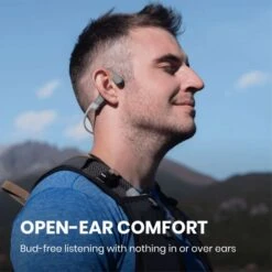 Shokz OpenRun Hoofdtelefoon Grijs -Sport Uitgebreide Kleding Winkel shokz koptelefoon openrun s803gy 11