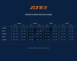 Zone3 Streamline Swim Skin Dames -Sport Uitgebreide Kleding Winkel sizing guides womens swimskin