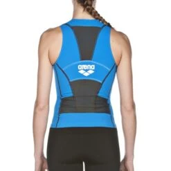 Arena ST Mouwloos Tri Top Blauw Dames -Sport Uitgebreide Kleding Winkel st tritop w blue 1