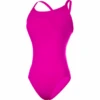 Funkita Still Roze Diamond Back Badpak Dames -Sport Uitgebreide Kleding Winkel still pink 2 001