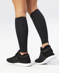 2XU Elite MCS Compression Calf Guard Zwart/goud -Sport Uitgebreide Kleding Winkel ua3064b blk gld 002
