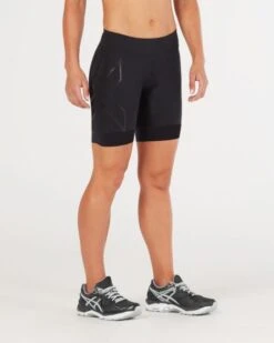 2XU Compression Tri Shorts Zwart Dames 2018 -Sport Uitgebreide Kleding Winkel wt4846b blk blk 004