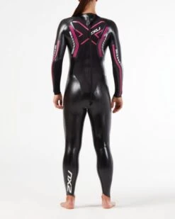 2XU P:1 Propel Lange Mouw Wetsuit Zwart/roze Dames -Sport Uitgebreide Kleding Winkel ww4994c blk ppk 003