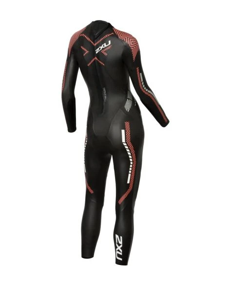 2XU Propel Pro Lange Mouw Wetsuit Zwart/rood Dames 4 2XU Propel Pro Lange Mouw Wetsuit Zwart/rood Dames - Afbeelding 2