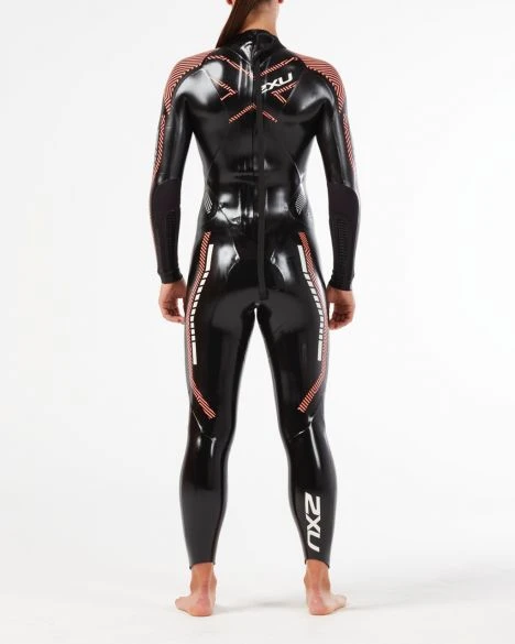 2XU Propel Pro Lange Mouw Wetsuit Zwart/rood Dames 6 2XU Propel Pro Lange Mouw Wetsuit Zwart/rood Dames - Afbeelding 4
