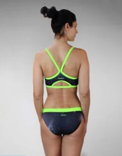 Zone3 Cosmic Bikini Zwart/geel Dames -Sport Uitgebreide Kleding Winkel zone3 cosmic bikini zwart geel dames back