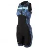 Zone3 Activate Plus Tropical Palm Trisuit Mouwloos Dames -Sport Uitgebreide Kleding Winkel zone3 trisuits women activate tropical palm sl