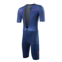 Zone3 Aeroforce X II Trisuit Korte Mouw Blauw Heren -Sport Uitgebreide Kleding Winkel zts23mafs103 003