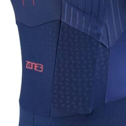 Zone3 Aeroforce X II Trisuit Korte Mouw Blauw Heren -Sport Uitgebreide Kleding Winkel zts23mafs103 008